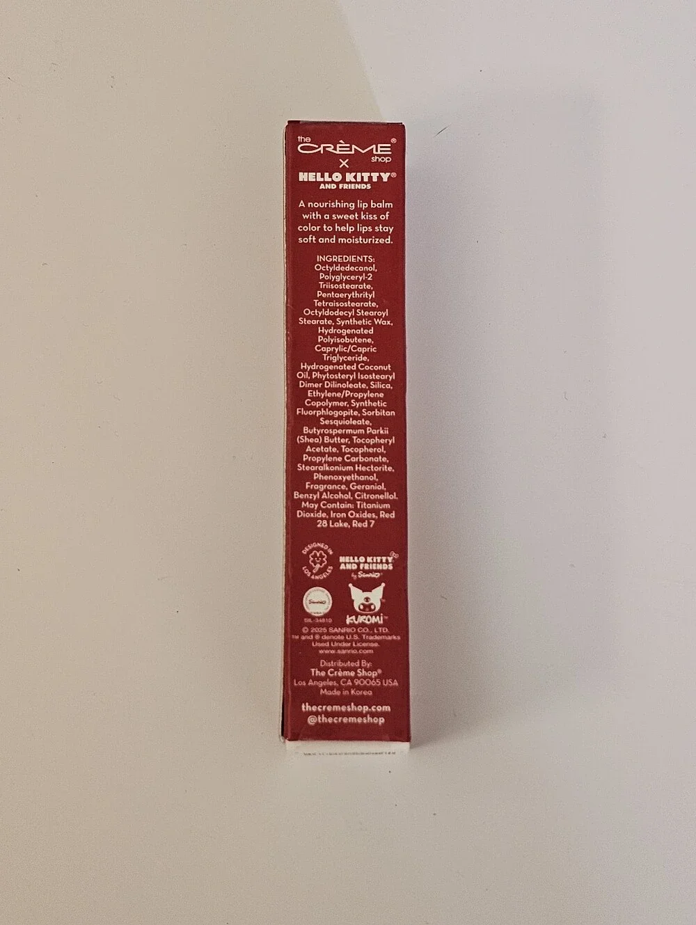 The Crème Shop x Hello Kitty Hello Lippy Kuromi tinted lip balm honey flavored